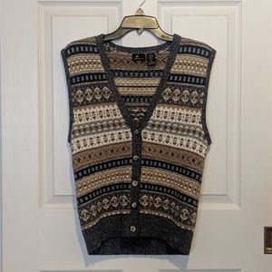 Patterned Knit Vest